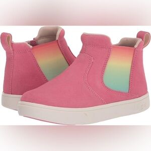 UGG Hamden II Sneaker Boot, Pink Rose Rainbow, 11 US Little Kid USED CONDITION